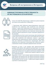 Административная ответственность за экстремизм в сети Интернет