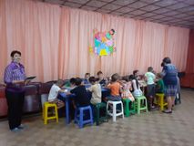 22 июня в летнем оздоровительном лагере "Солнышко" прошла интеллектуальная игра "Что? Где? Когда?"